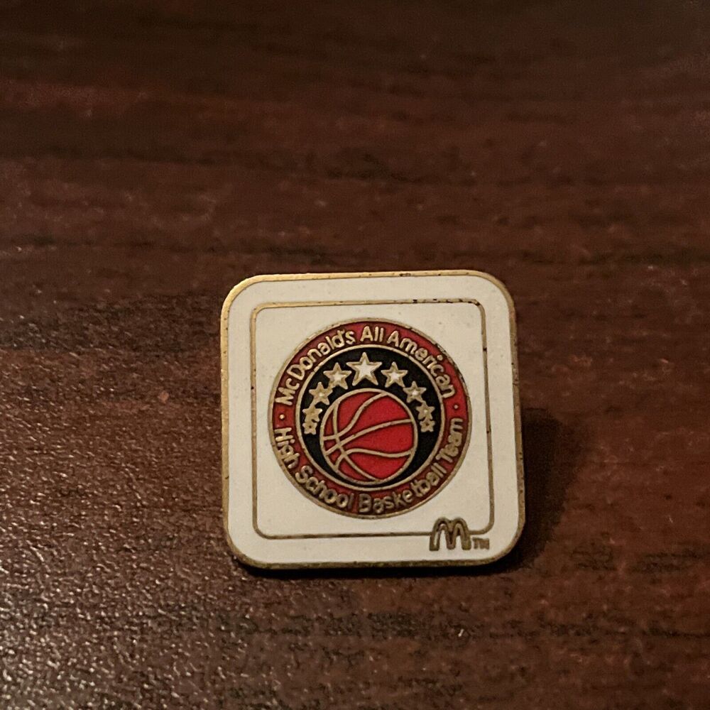 McDonald’s All-American High School Basketball‎ Team Employee Lapel Hat Pin